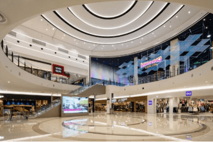 モール内広告 大型サイネージ