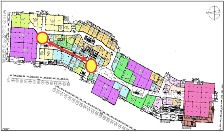 モール内広告 LGロボットの図面・フロアマップ
