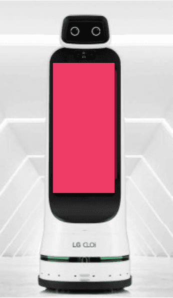 モール内広告 LGロボット