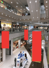 モール内広告 大型バナー/通路バナー1