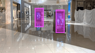 モール内広告 サイネージ