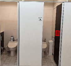 モール内広告 化粧室1