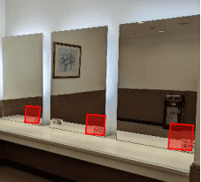 モール内広告 化粧室2