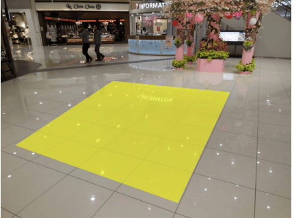 モール内広告 通路バナー1