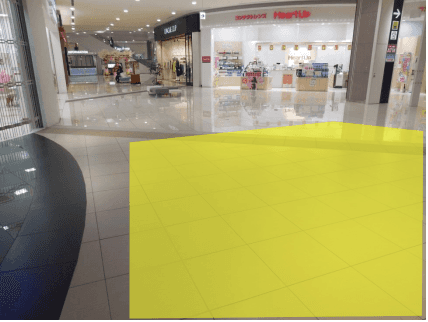 モール内広告 通路バナー