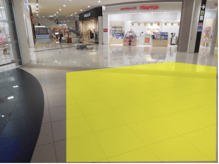 モール内広告 通路バナー