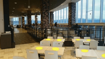 モール内広告 フードコートステッカー