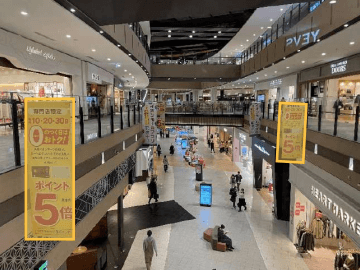 モール内広告 通路バナー