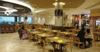 モール内広告 フードコート1