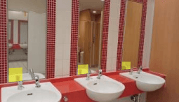 モール内広告 化粧室