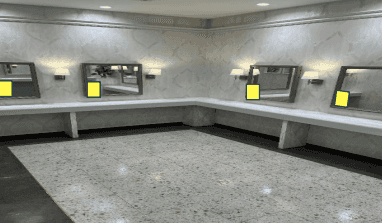 モール内広告 化粧室