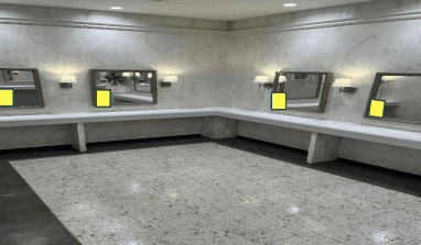 モール内広告 化粧室