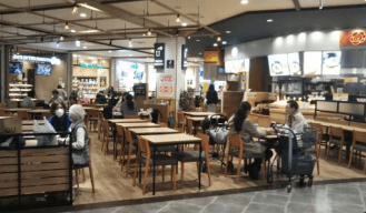 モール内広告 フードコート