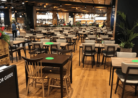 モール内広告 フードコート