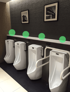 モール内広告 化粧室