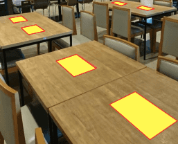 モール内広告 フードコートステッカー