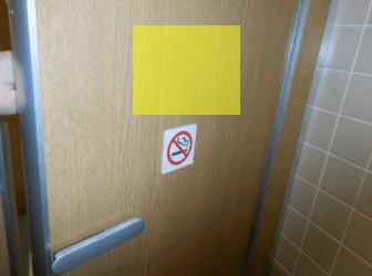 モール内広告 化粧室1