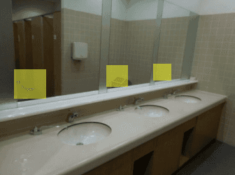 モール内広告 化粧室