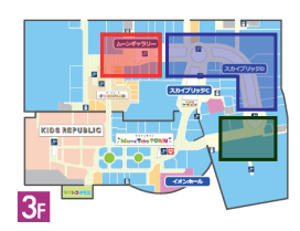 モール内広告 柱巻きの図面・フロアマップ1