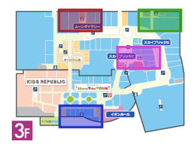 モール内広告 エレベーターの図面・フロアマップ1