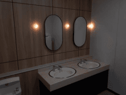 モール内広告 化粧室