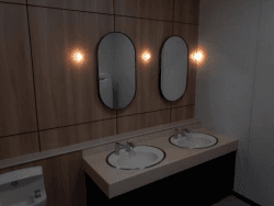 モール内広告 化粧室