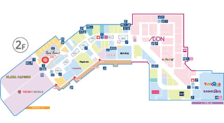 モール内広告 ポスター(全面)の図面・フロアマップ