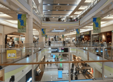 モール内広告 通路バナー