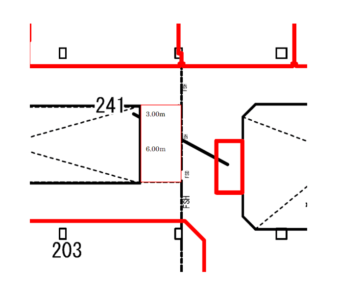 イオン保険カウンター前広場の図面・フロアマップ1