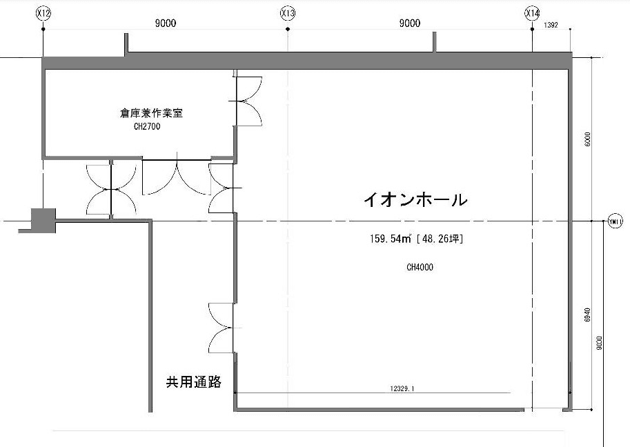 2F イオンホール(半日)の図面・フロアマップ1