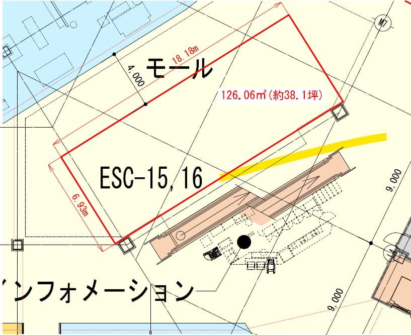 1F センターコート図面