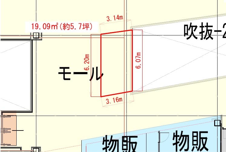 2F ウエストブリッジ左 図面