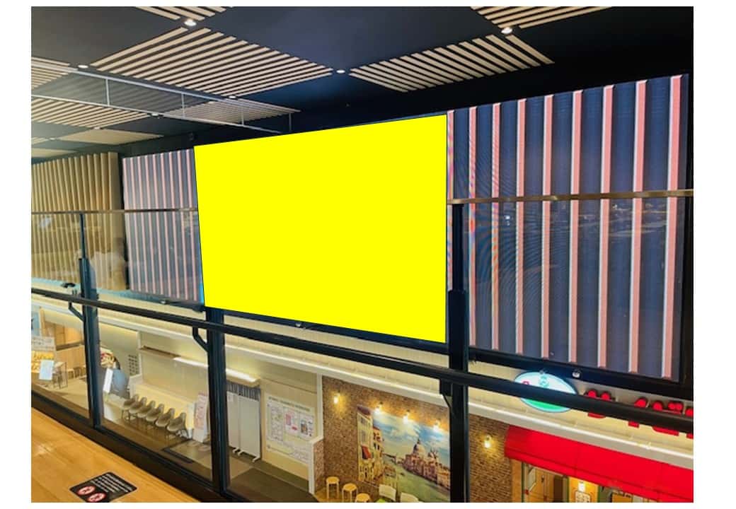 モール内広告 大型サイネージ