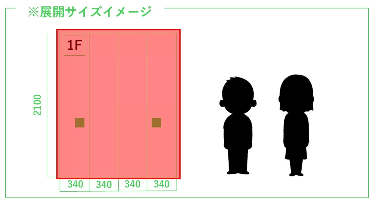 モール内広告 エレベーター1