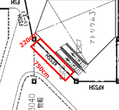 3階ノースコート吹き抜け(zoff前)の図面・フロアマップ