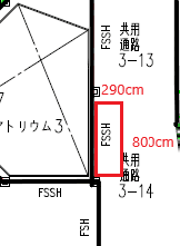 3階ノースコート吹き抜け(紀伊國屋書店前)の図面・フロアマップ