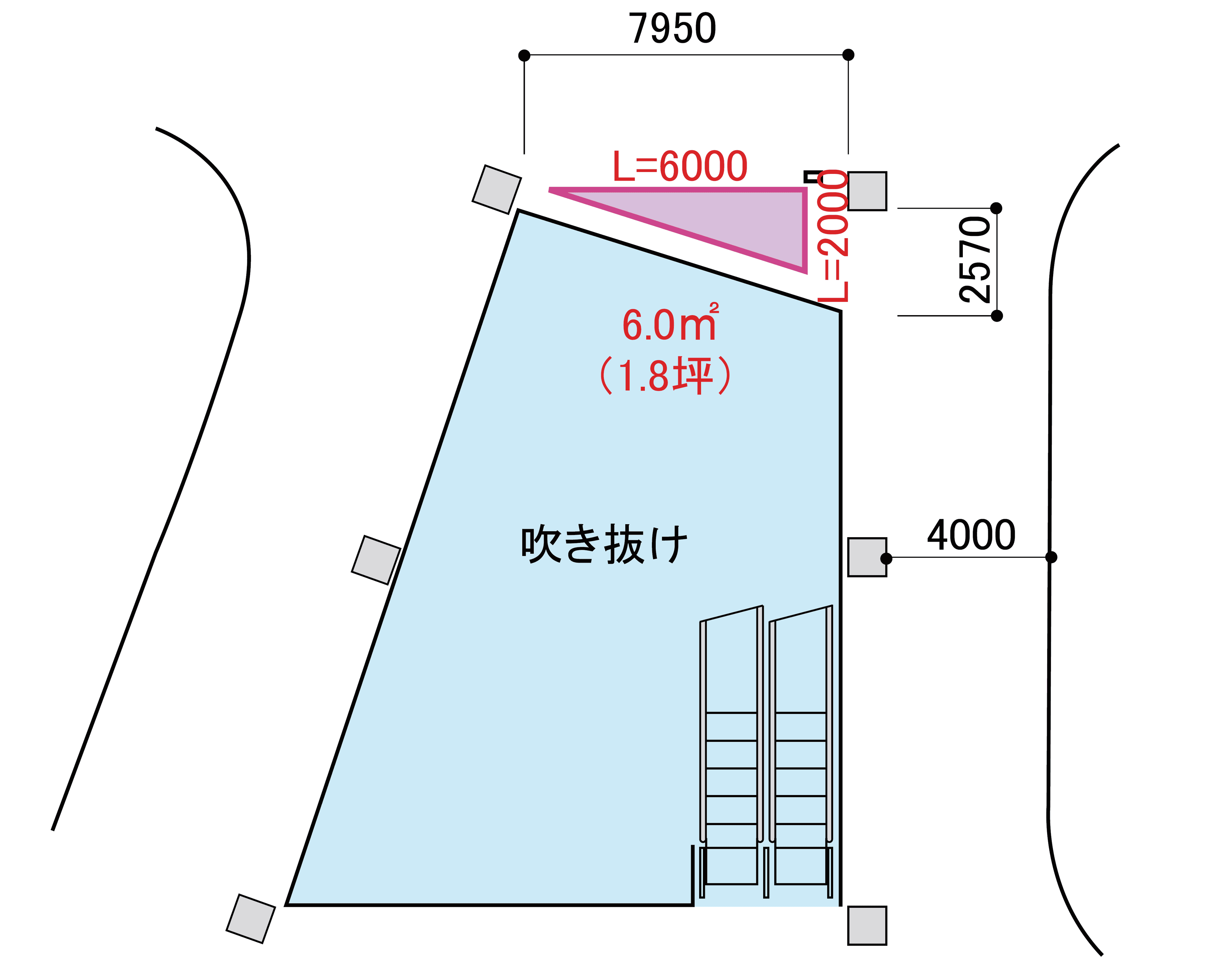 晴庭3F パセリハウスwithだがし夢や前の図面・フロアマップ
