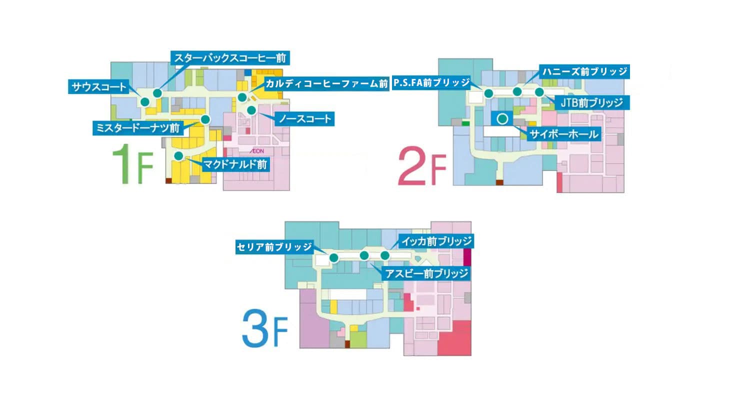 カルディコーヒーファーム前の図面・フロアマップ1