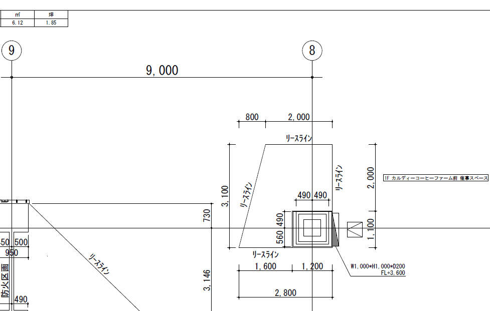 カルディコーヒーファーム前の図面・フロアマップ