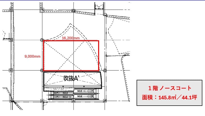 ノースコートの図面・フロアマップ1