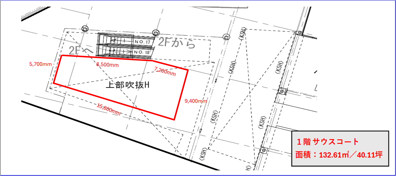 サウスコートの図面・フロアマップ1