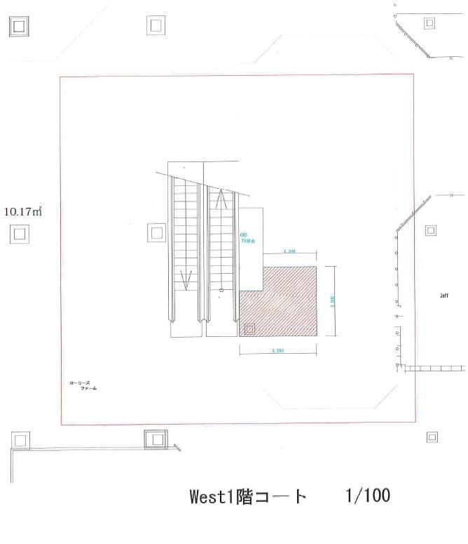 WESTコートの図面・フロアマップ1