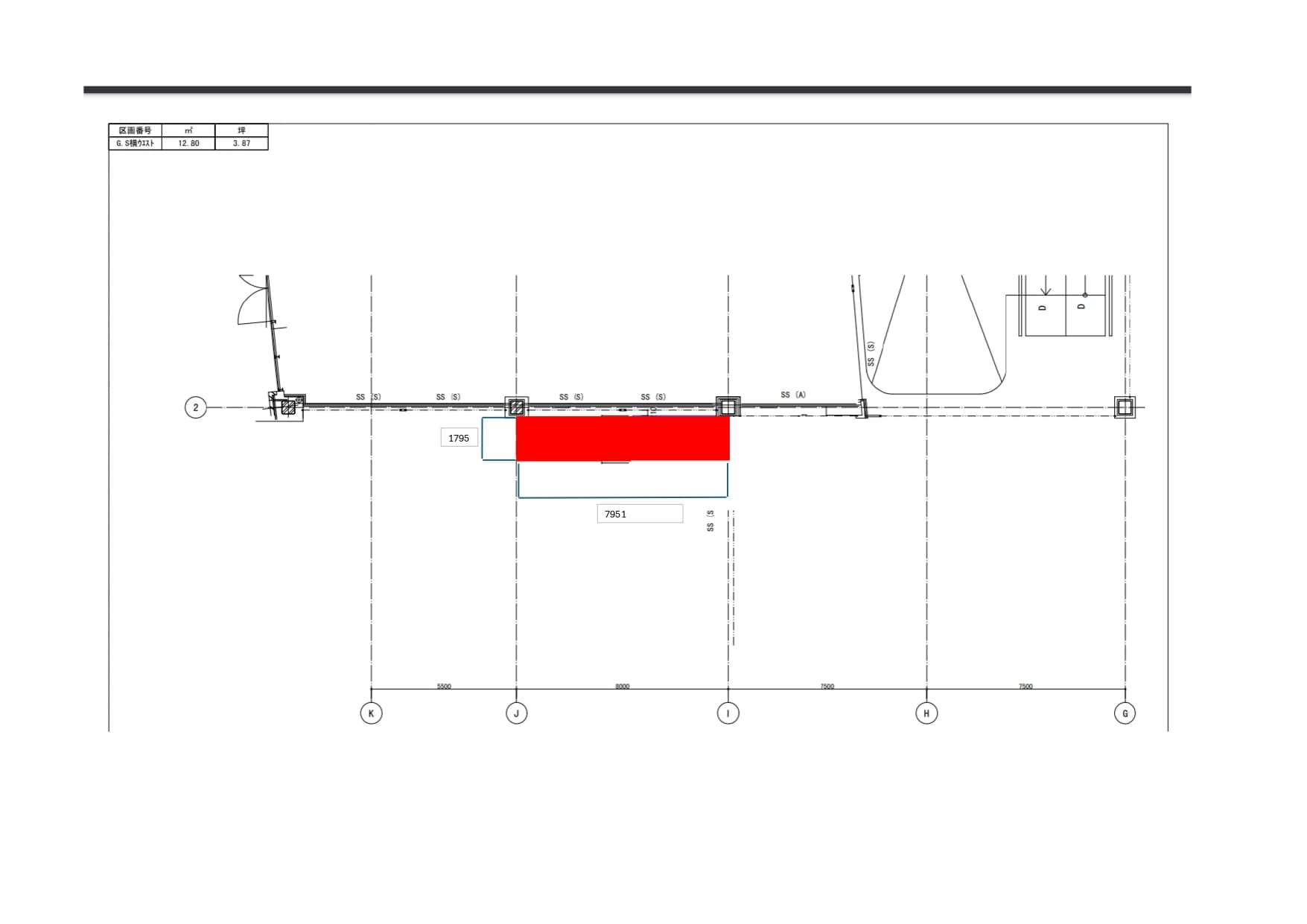 1F アオイコート 西の図面・フロアマップ1