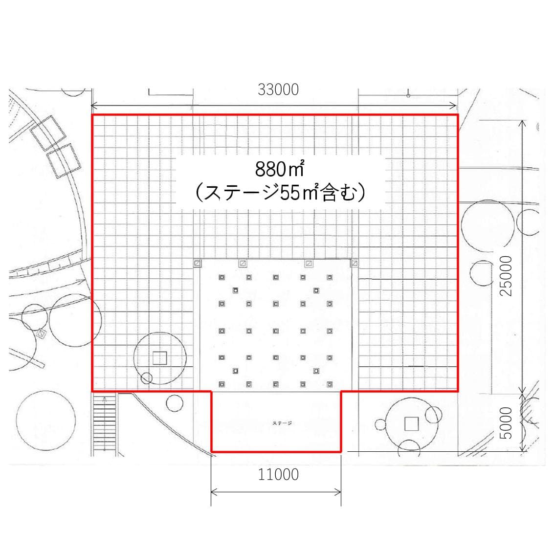 ふじとパーク水の広場の図面・フロアマップ