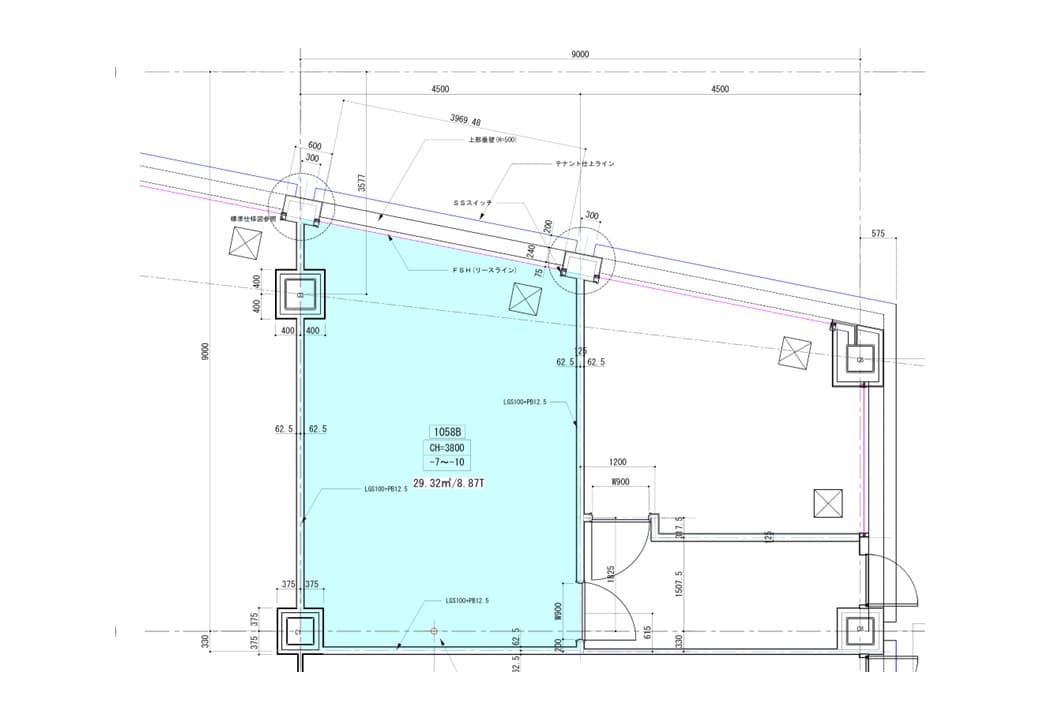 TIME商店街の図面・フロアマップ