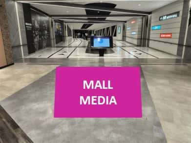 モール内広告 床面シート