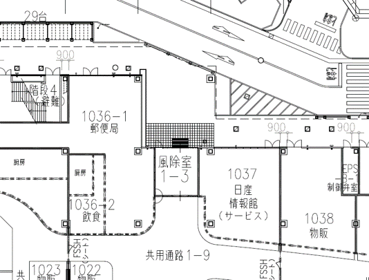 1階専門店西入口1