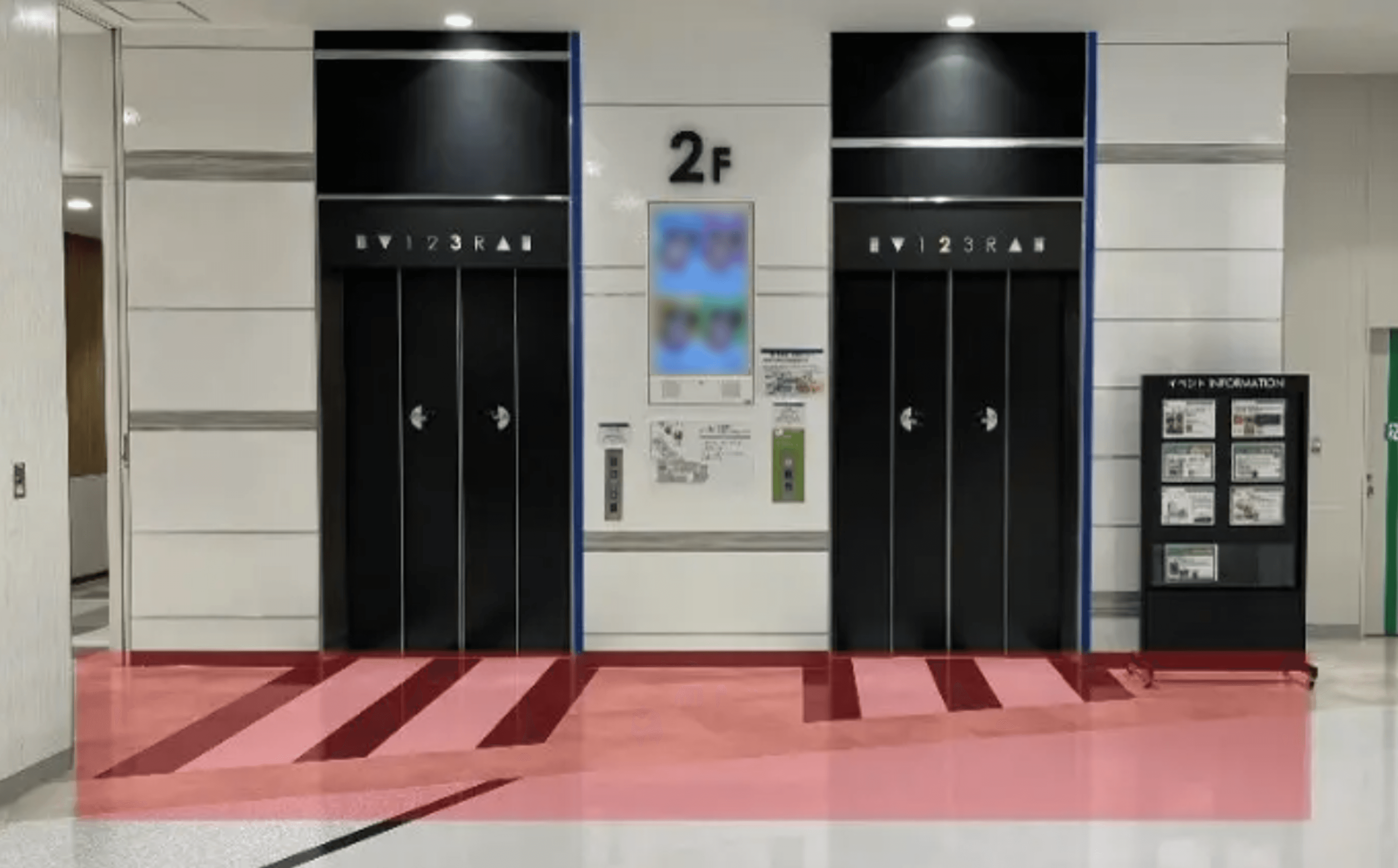 モール内広告 フロアシール1