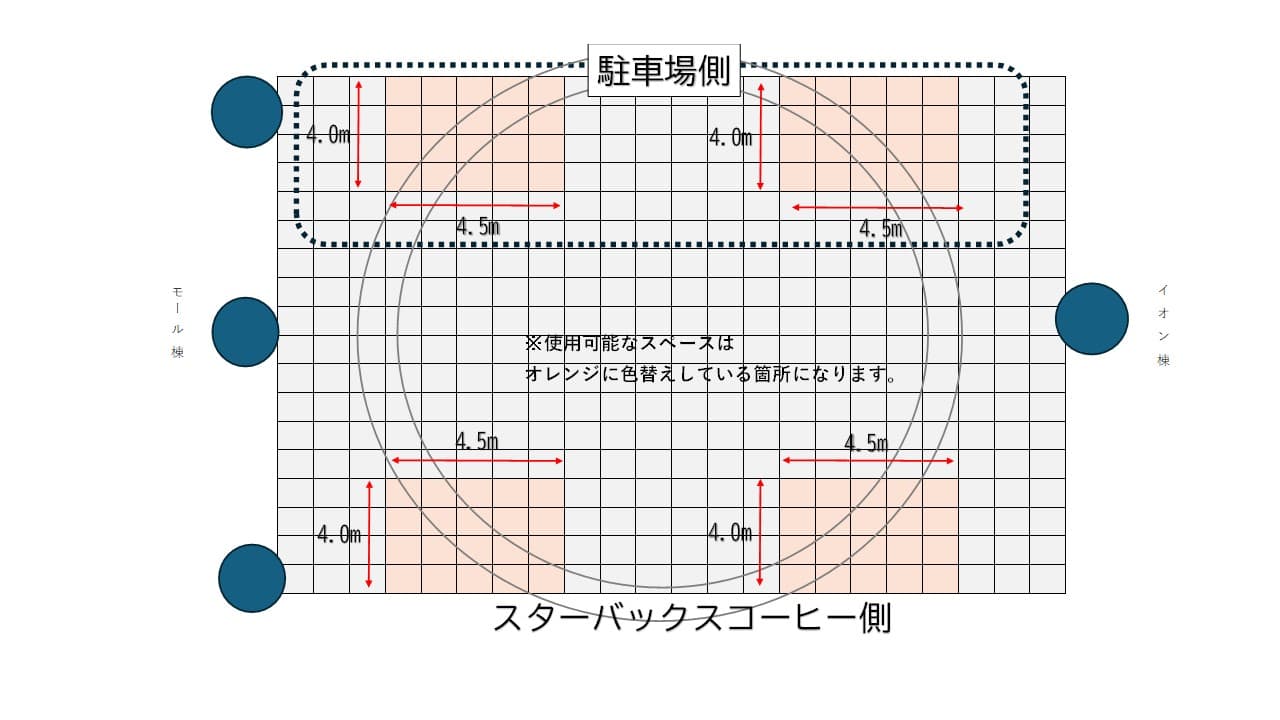 ピロティ(イオン棟~モール棟間)の図面・フロアマップ