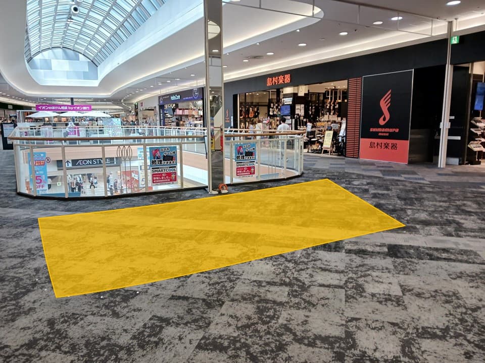 2F 島村楽器前 ブリッジ区画